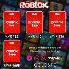 Roblox Physical gift card