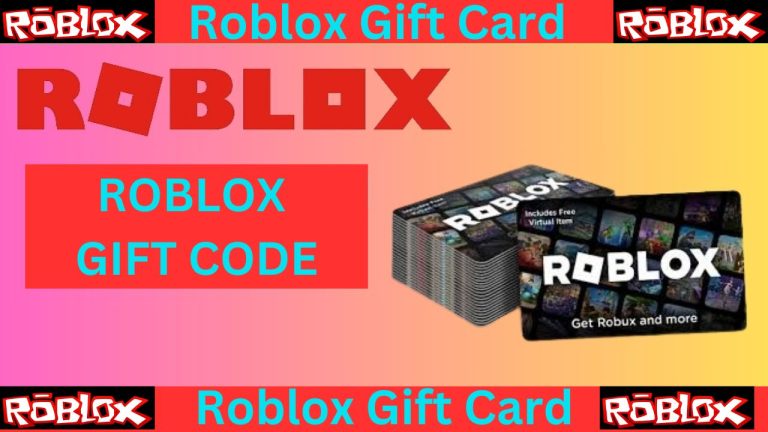 Roblox Gift Card Code Giveaway